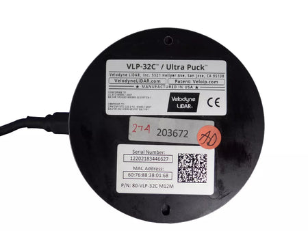 Velodyne LiDAR Ultra Puck Sensor VLP-32C VLP-32 M12M - Free shipping.