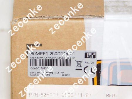 New B&R Automation 80MPF1.250D114-01 Servo 2 Phase Hybrid Stepper Motor Unit