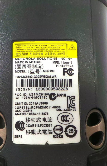 Motorola MC9190 Wireless Barcode Scanner with Free Shipping