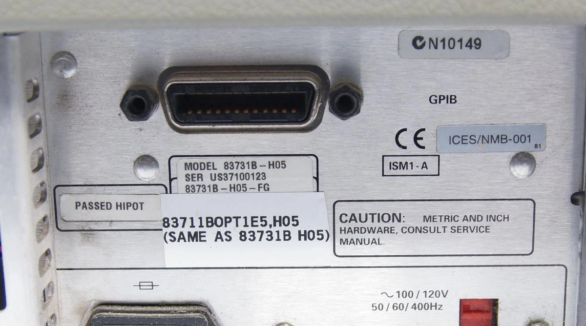 HP Agilent 83711B 1 GHz to 20 GHz Synthesized CW Generator