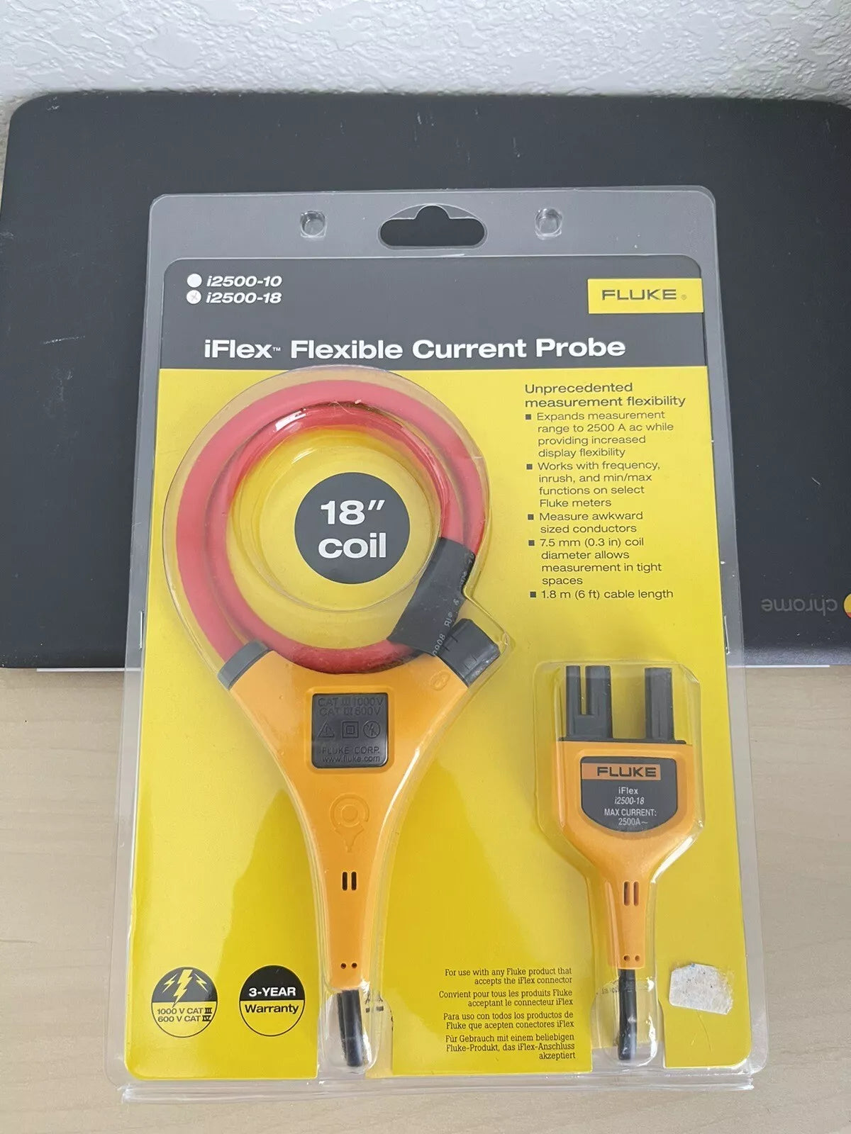 Fluke i2500-18 iFlex Flexible 18 Current Probe