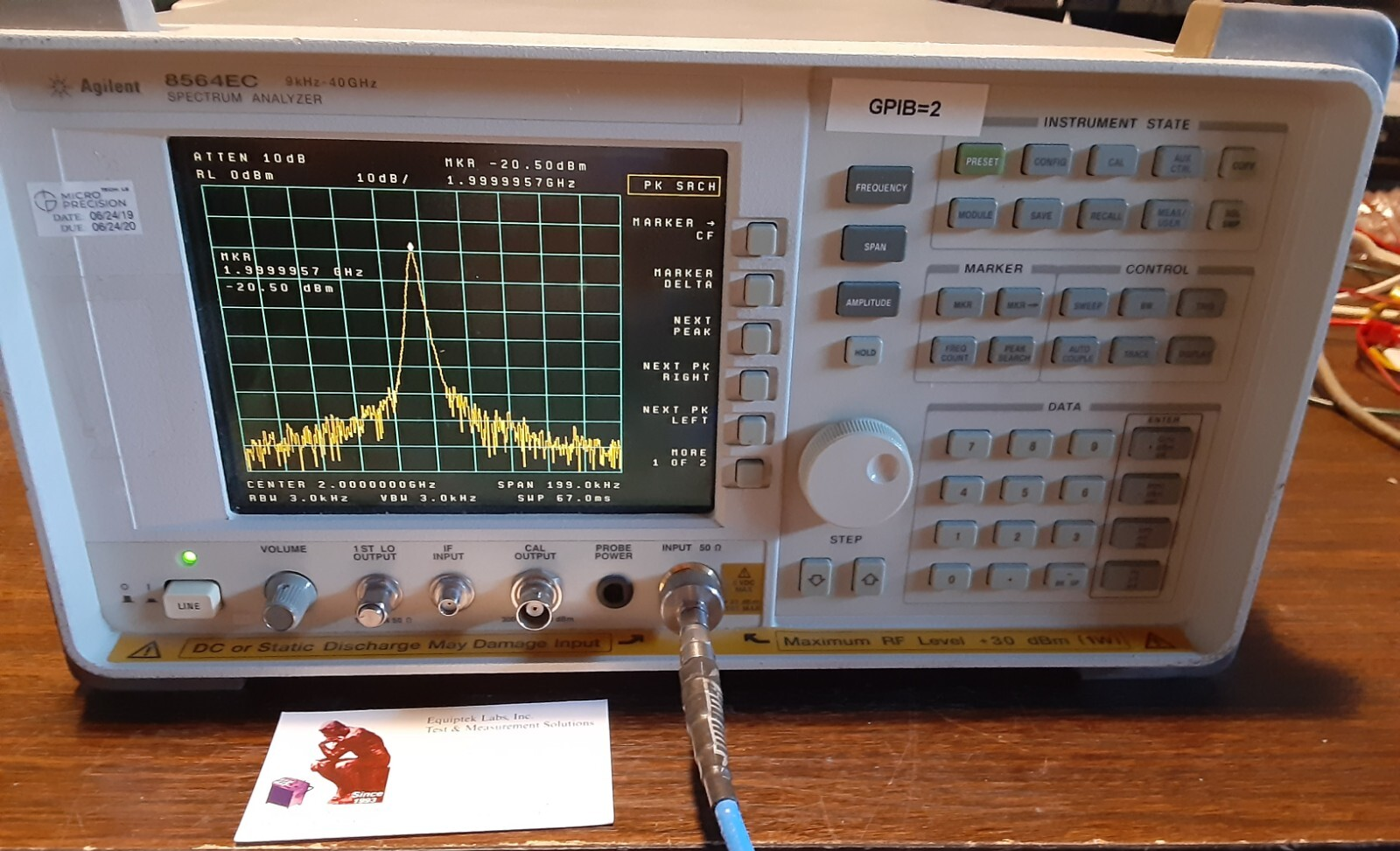 Agilent 8564EC Spectrum Analyzer 40 GHz Module