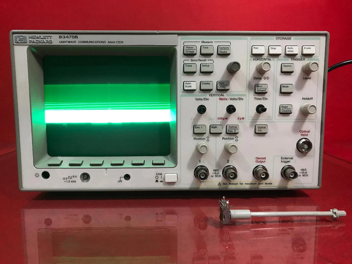HP Agilent Keysight 83475B Lightwave Communication Analyzer/Oscilloscope