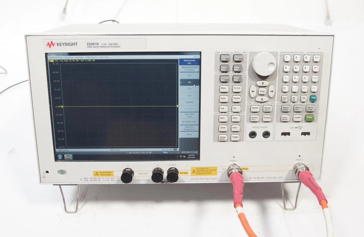 Agilent Keysight E5061B 5Hz - 500MHz ENA Network Analyzer OPT 3L3 020 005
