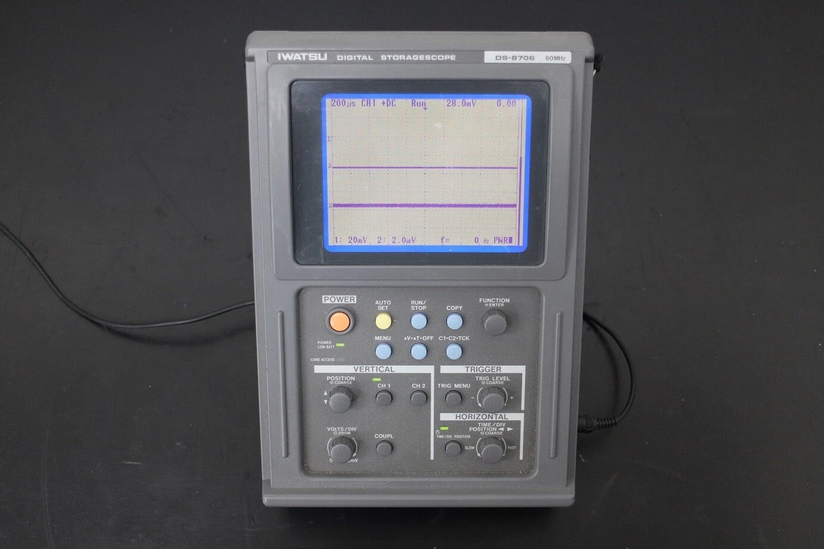 IWATSU DS-8706 KANSOKUOU DC-60MHz 2ch Oscilloscope