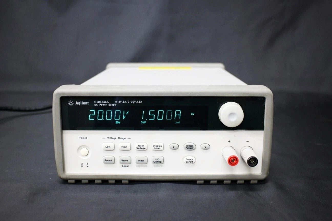 Agilent E3640A 30W Power Supply 8V, 3A / 20V, 1.5A
