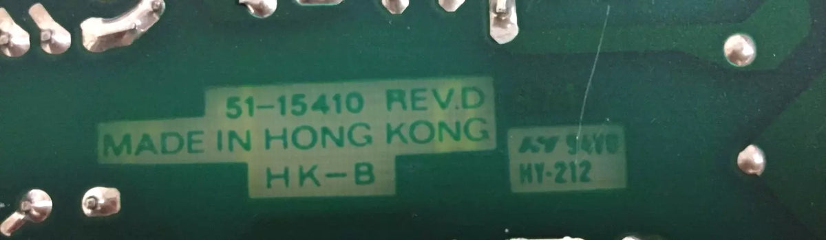 HK-B P/N: 51-15410 Rev D Board