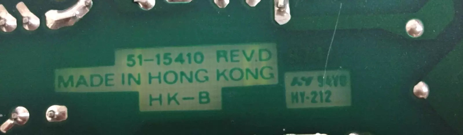 HK-B P/N: 51-15410 Rev D Board