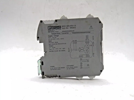 Phoenix Contact MACX MCR-RTD-I-C Potentiometer Input 1050222 24V DC Supply