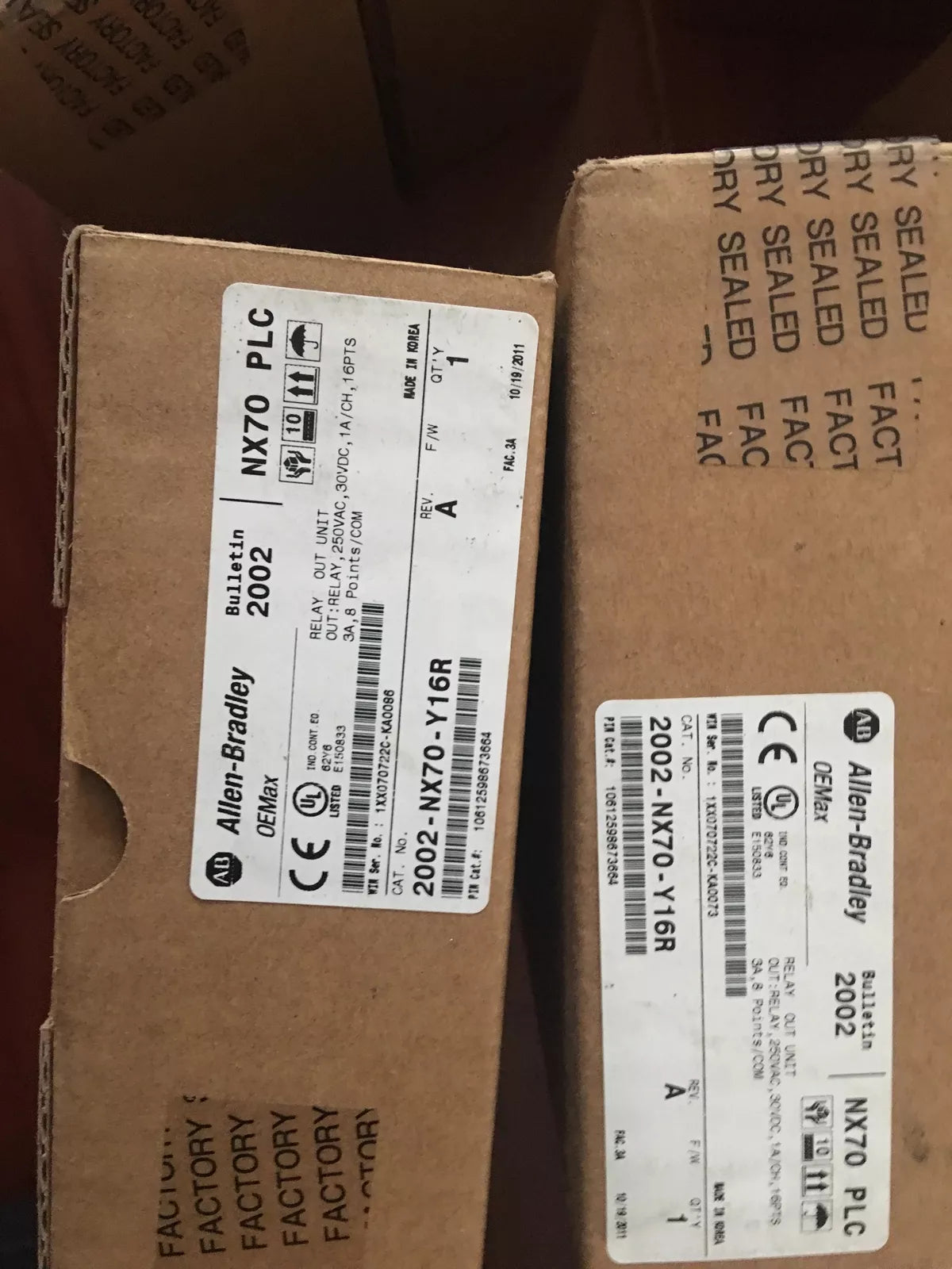 AB NX70 PLC 2002-NX70-Y16R NX70-Y16R for Industrial Automation