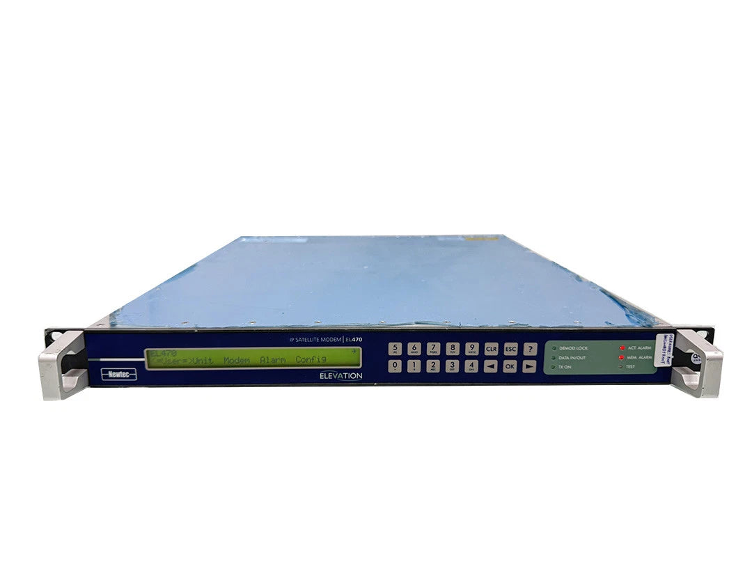 Newtec EL470 IP Satellite Modulator DVB-S2 NTC/2215.NU.CABBAA