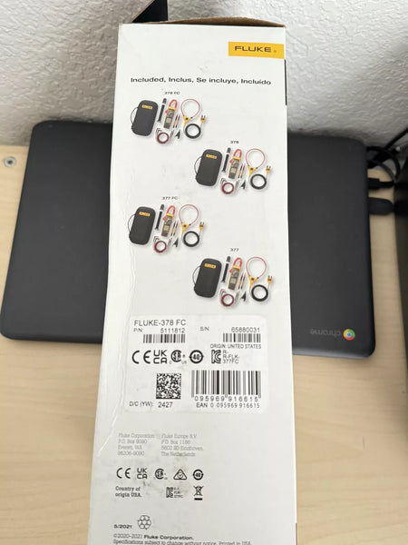 FLUKE 378 FC Non-Contact Voltage Clamp Meter with FieldSense and iFlex