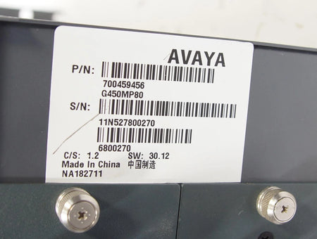 AVAYA G450 Media Gateway with S8300 MM710B MM711 Modules