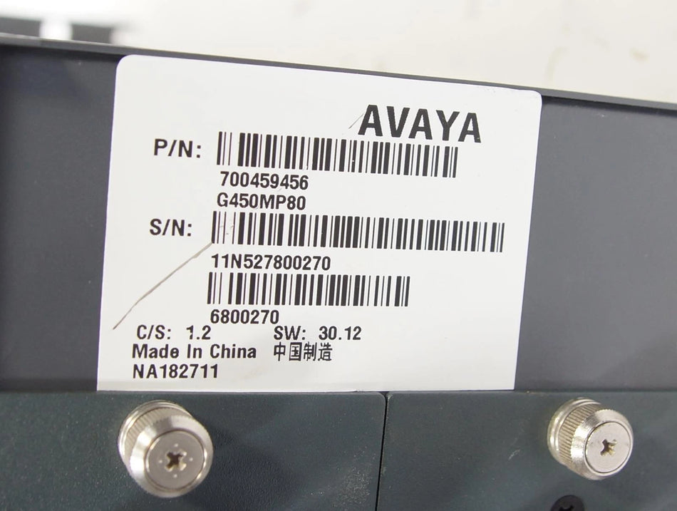 AVAYA G450 Media Gateway with S8300 MM710B MM711 Modules