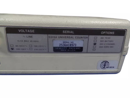 HP 5315A Universal Counter - Reliable Frequency Measurement Instrument