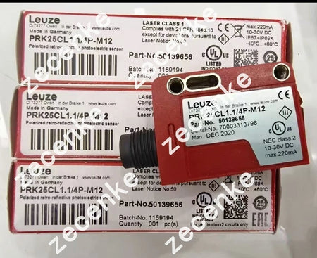 Leuze PRK25CL1.1/4P-M12 Photoelectric Sensor 50139656