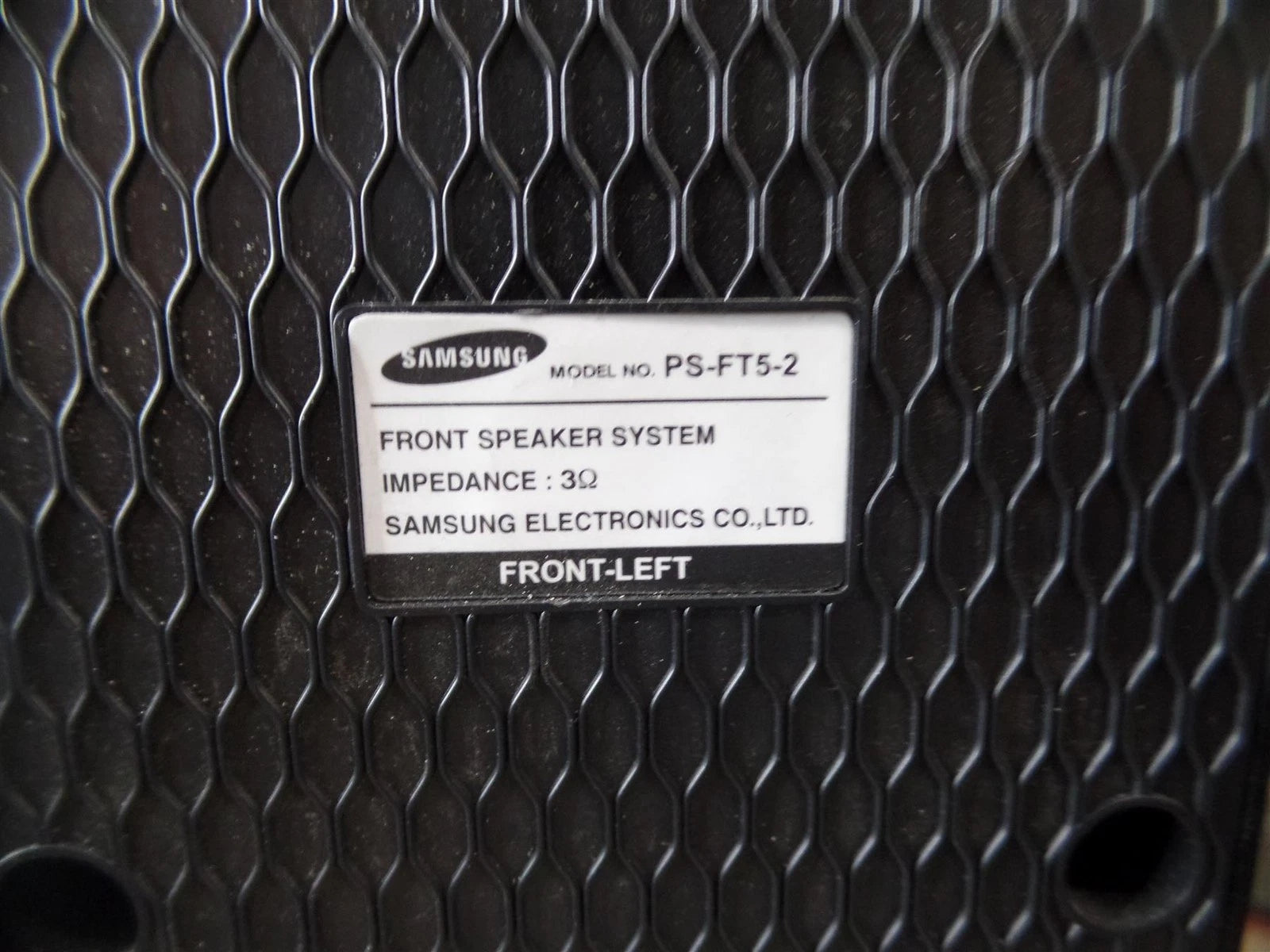 Samsung PS-FT5-2 tower speaker Front system Left & Right pair- Black.