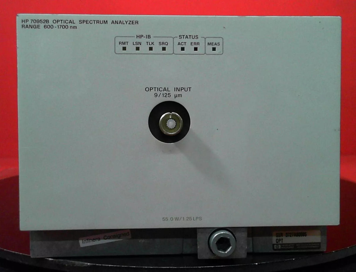 HP/Agilent 70952B 3727A00985 Optical Spectrum Analyzer Module 600 to 1700nm - XG eqpt