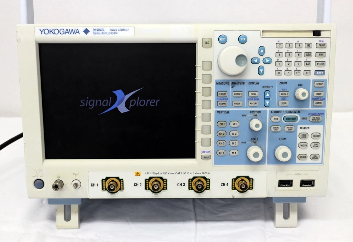 YOKOGAWA DL9040L DC-500MHz 5-Channel 5GS/s 6.25MW DSO