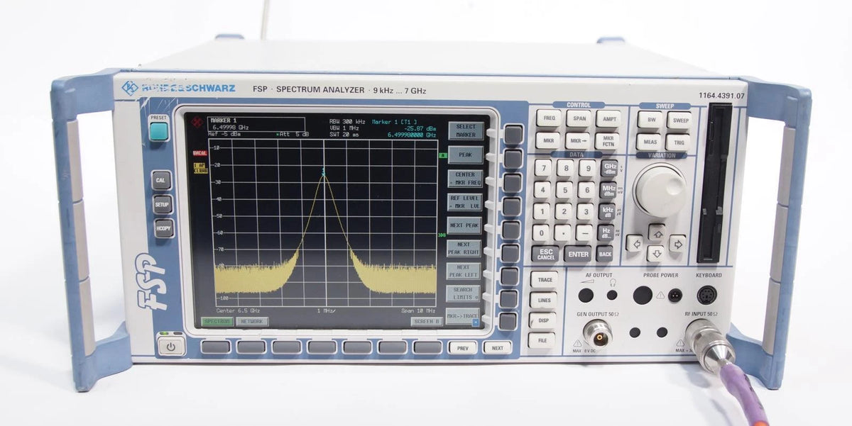 Rohde & Schwarz FSP7 Spectrum Analyzer 9 kHz- 7 GHz 1164.4391.07 with Options