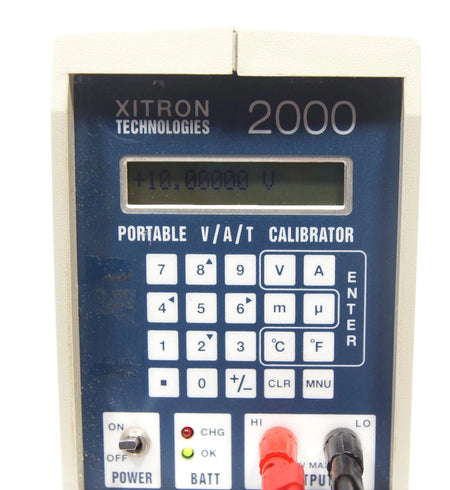 XiTron Technologies 2000 Portable V/A/T DC Calibrator Temperature Source