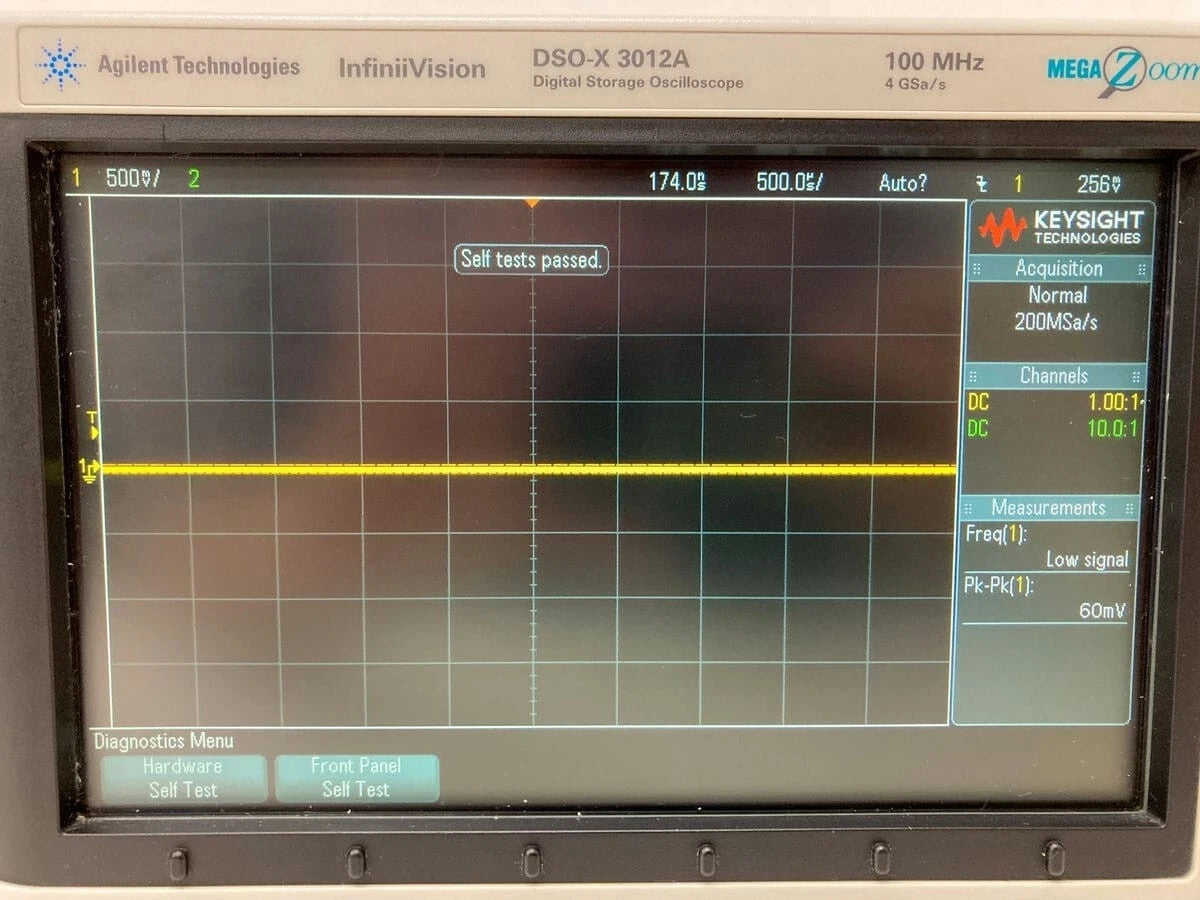Agilent DSOX 3012A 100MHz 2ch Oscilloscope