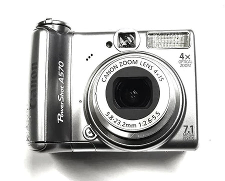 Canon PowerShot A570 IS Digital Camera – 7.1MP, 4x Zoom - free shipping