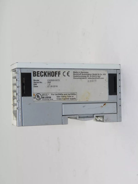 Beckhoff CX2500-0070 Extension Module for PLCs and Machine Control