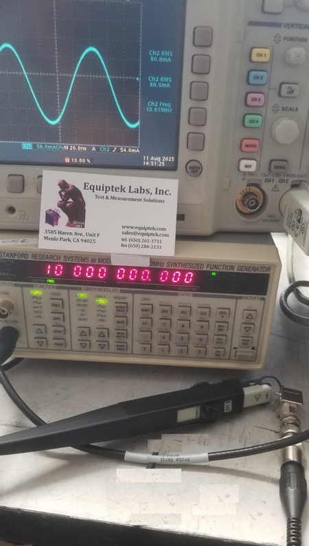 Tektronix Oscilloscope Current Probe TCP202 50MHz 15A AC/DC