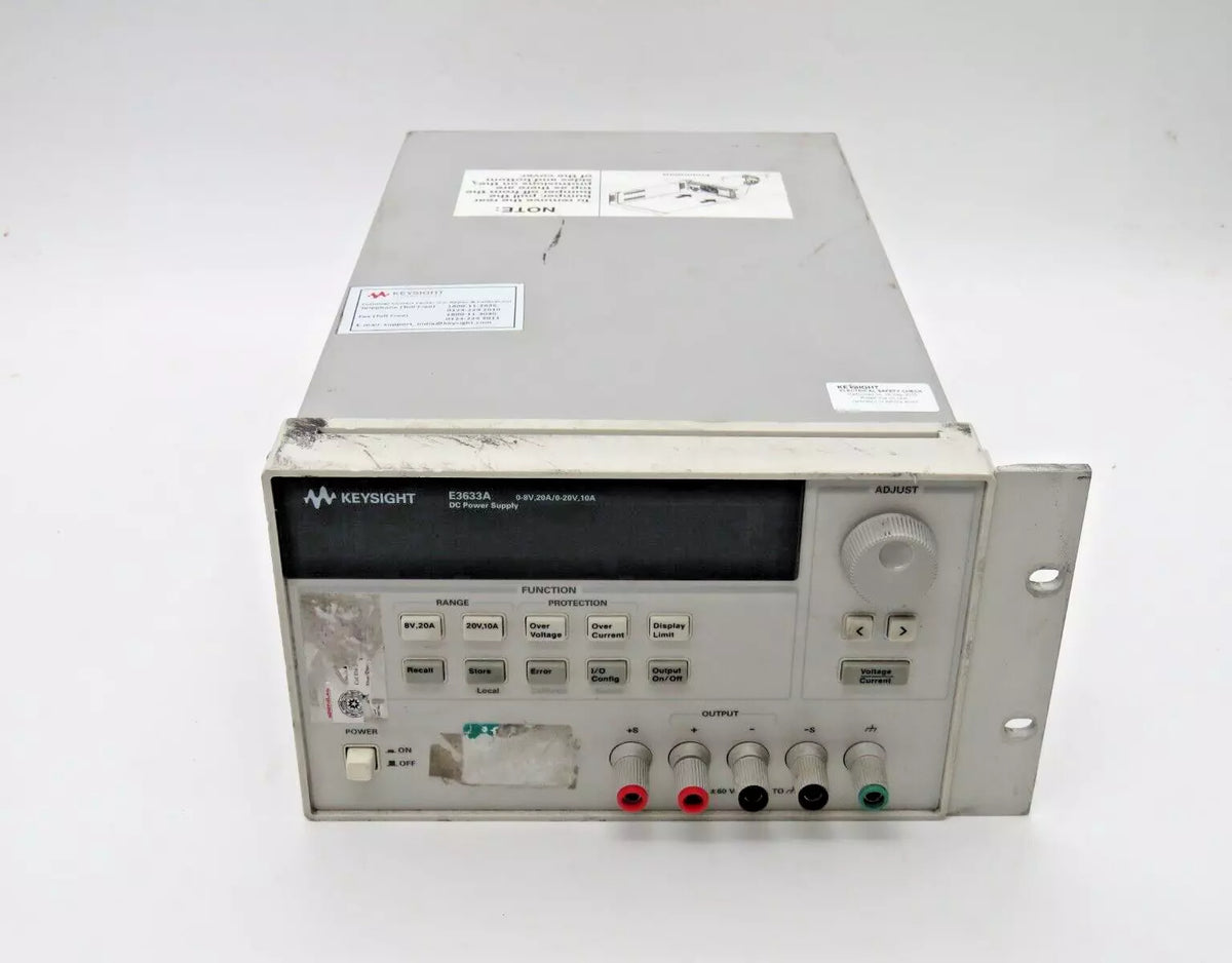 Keysight E3633A DC Power Supply 0-8V,20A/0-20V,10A