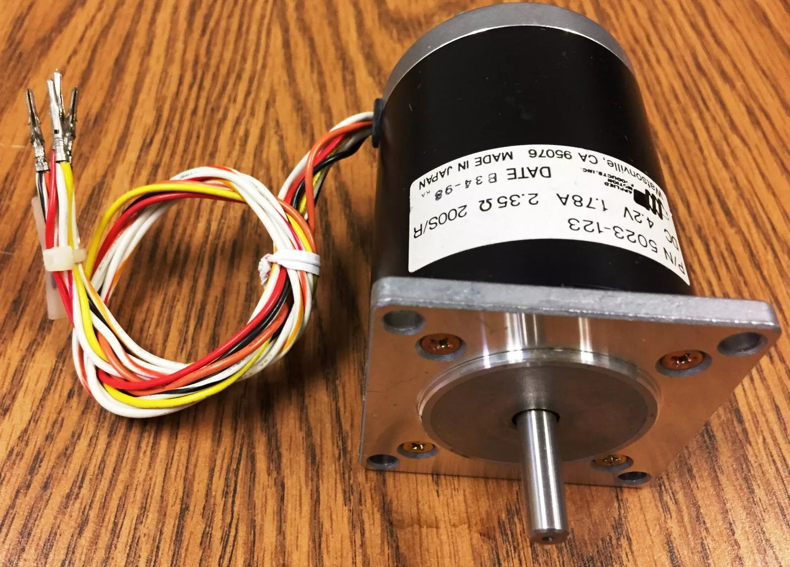 Applied Motion 5023-123 Stepper Motor DC 4.2V 1.78A 2.35Ω 200 S/R