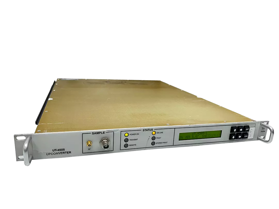 Comtech EF Data C-Band UT-4505 UpConverter 5845 to 6425 MHz 70MHz Input UT-4505