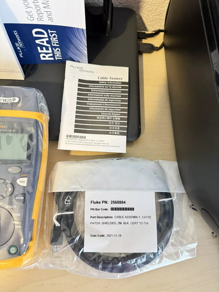 Fluke Networks Cable IQ Qualification Tester CIQ-100 /New Sealed