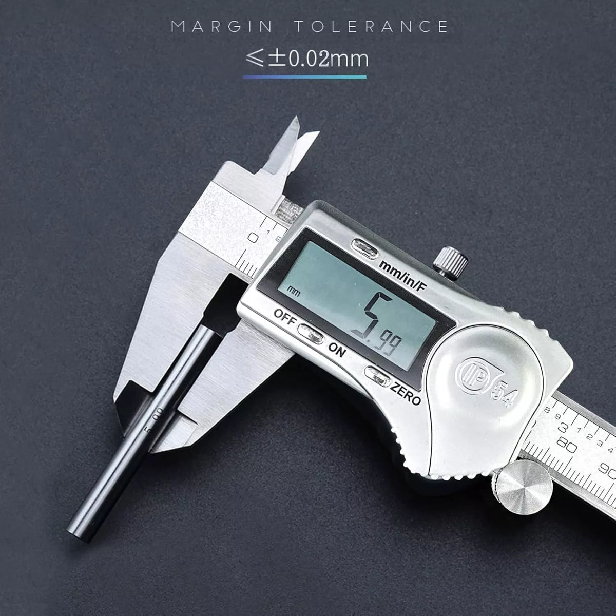 6-Inch Digital Caliper-150mm Steel Waterproof Inch/Metric/Fraction Conversion
