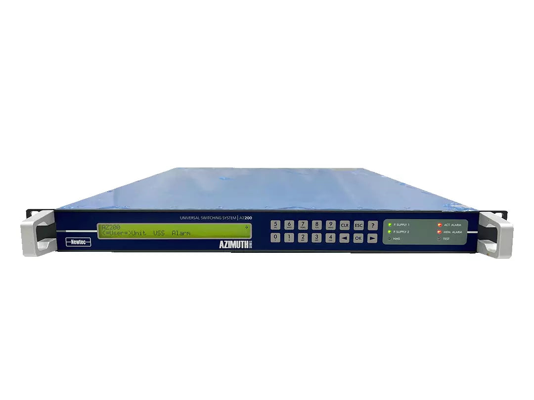 Newtec AZ200 Redundancy Switching System with Two Alarm Cables
