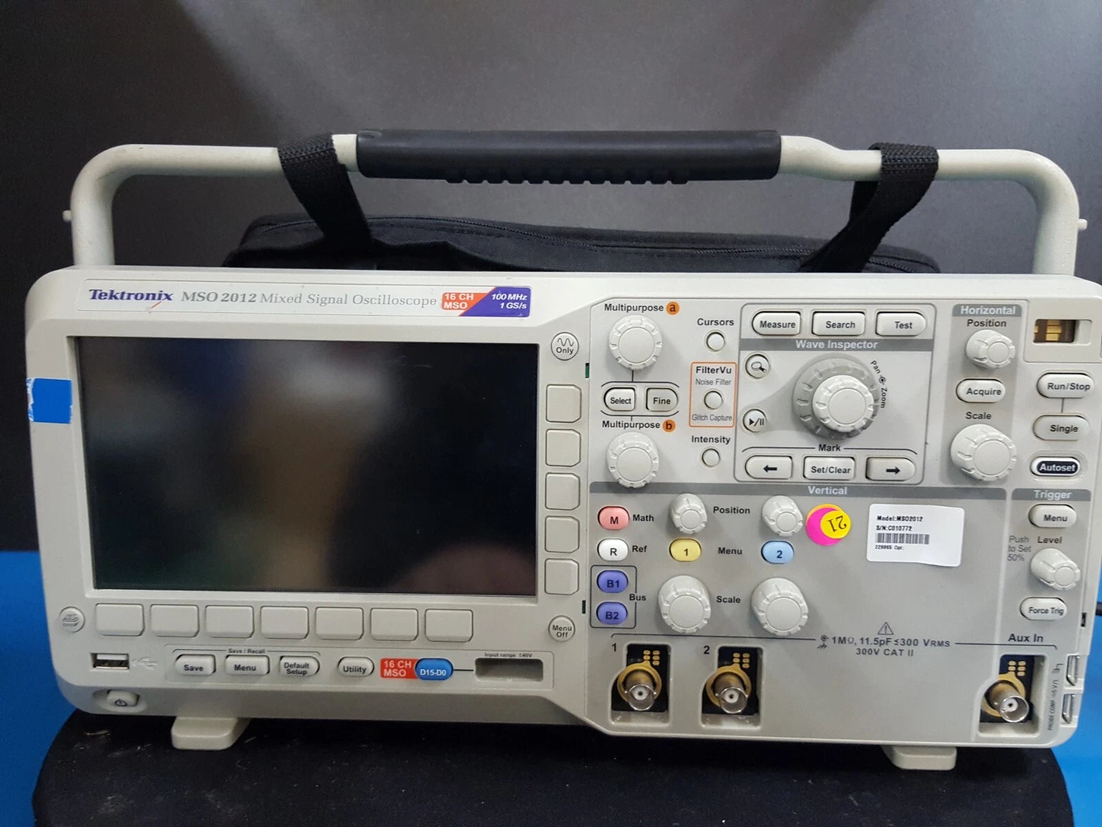 Tektronix MSO2012 Mixed Signal Oscilloscope (0772)