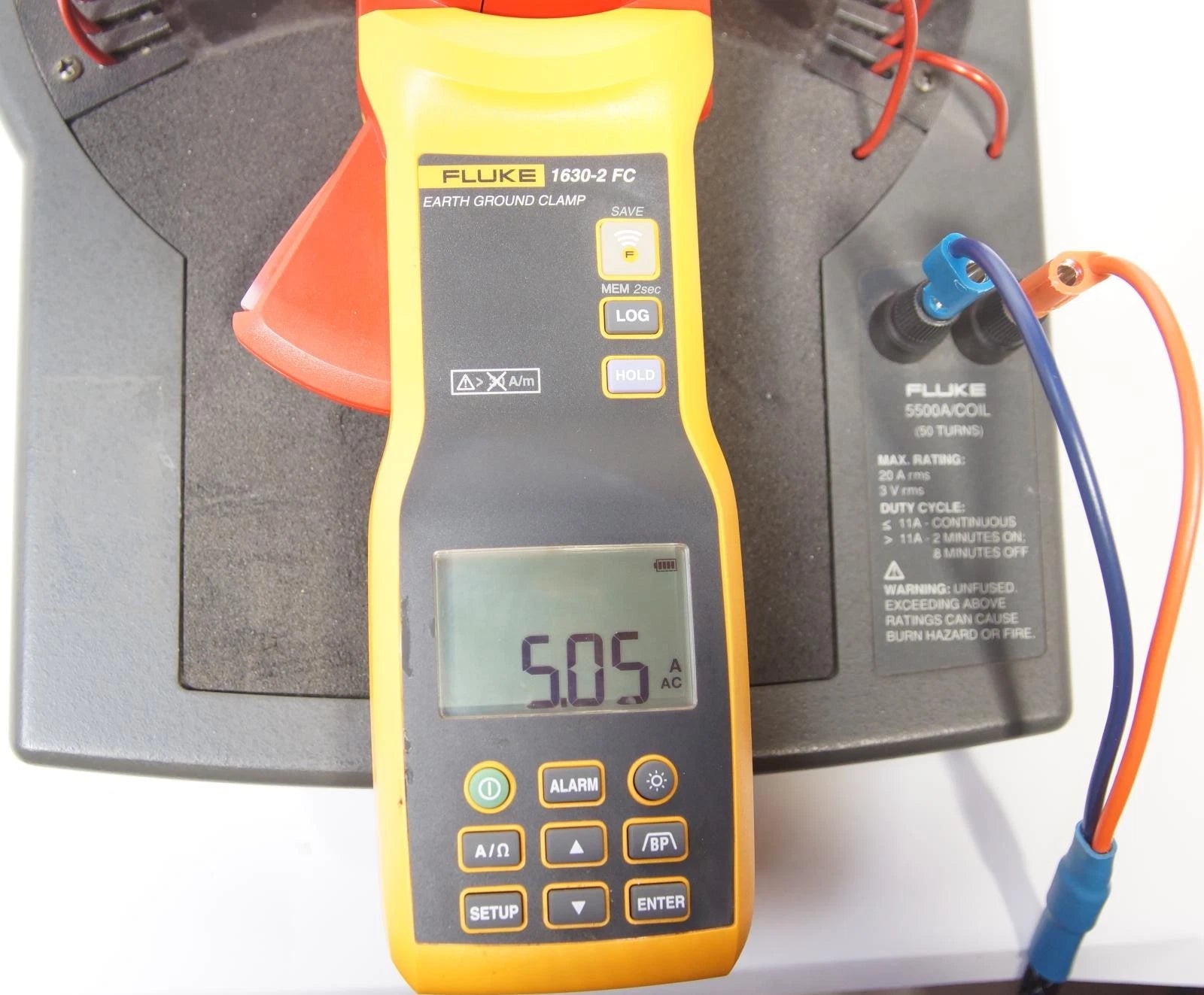 Fluke 1630-2 FC Earth Resistance Ground Clamp / Meter