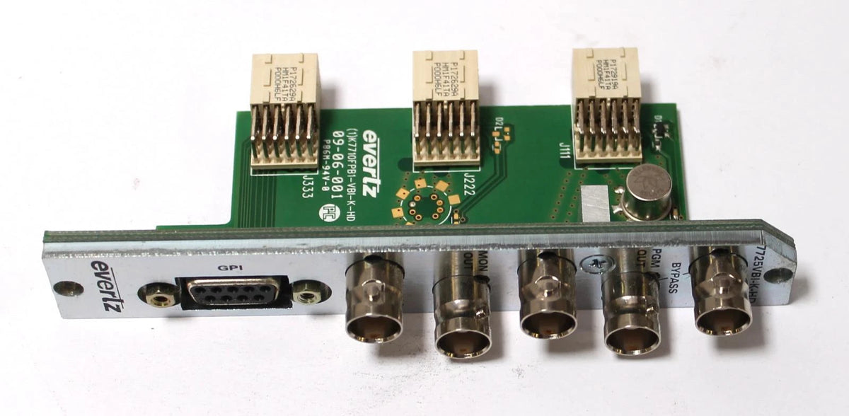 Evertz 7725VBI-K-HD HD/SD-SDI VBI Sidechain Bridge Keyer with Backplane