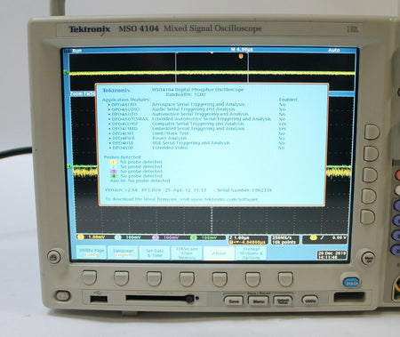 Tektronix MSO4104 1GHz  4 Channel 5GS/s Mixed Signal Oscilloscope