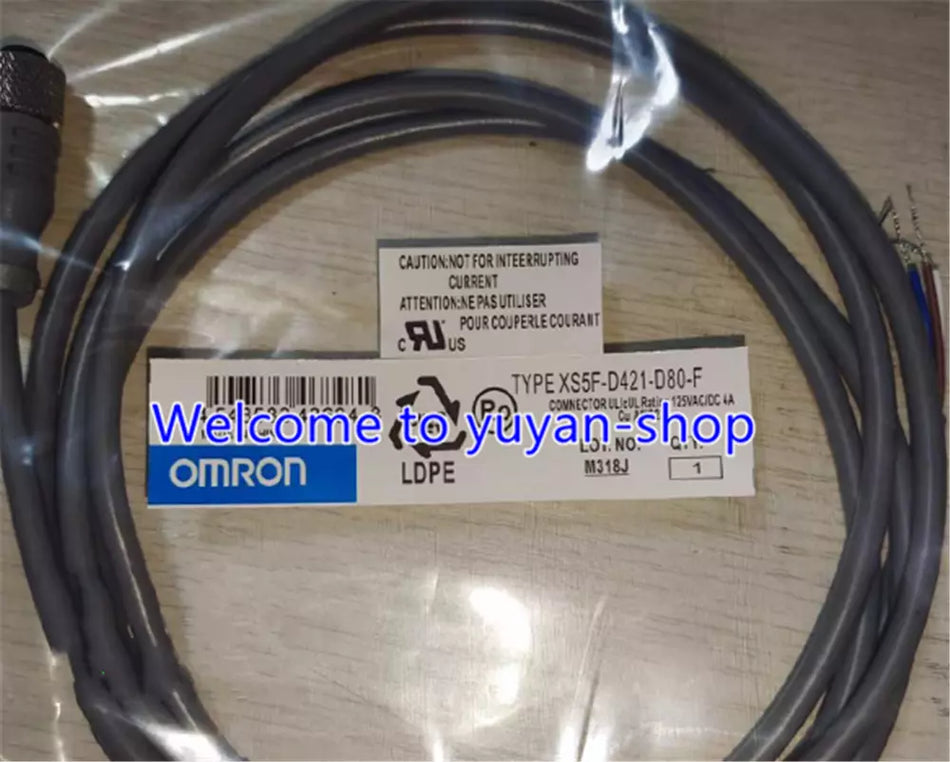 1PCS New For Sensor Switch Connection Cable XS5F-D421-D80-F