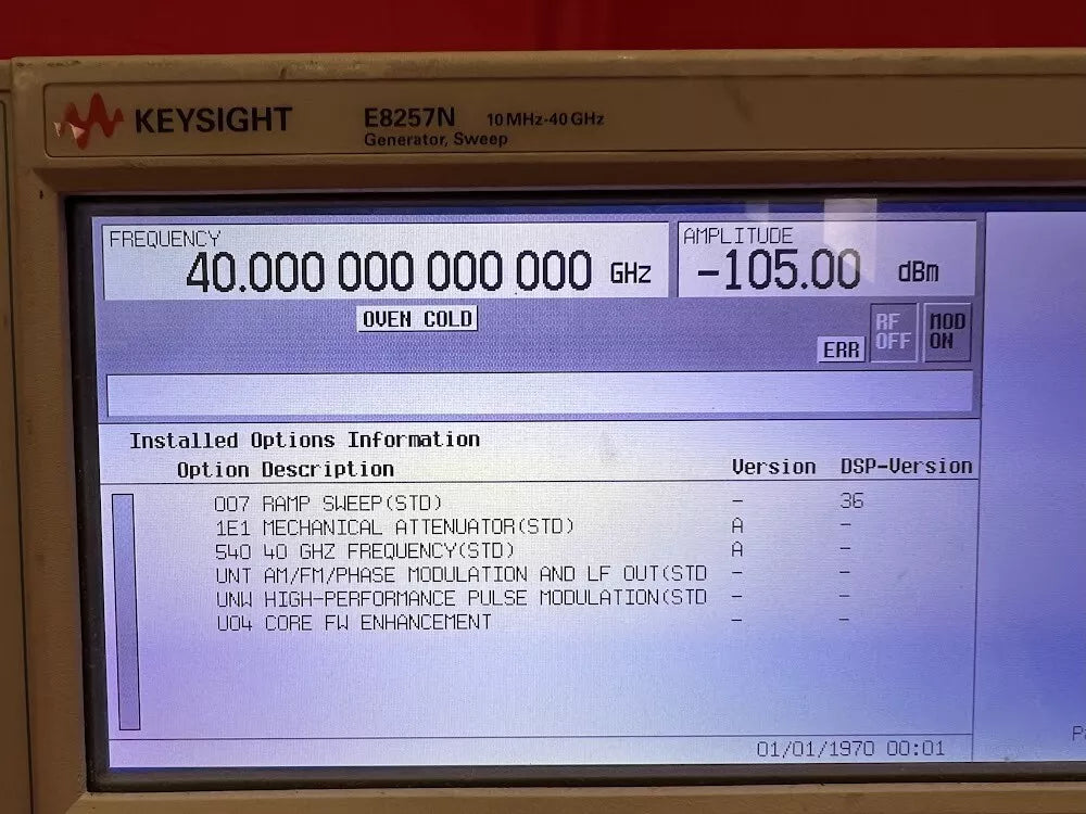 Agilent/Keysight E8257N (E8257D) PSG Sweep Generator SN SG55060235