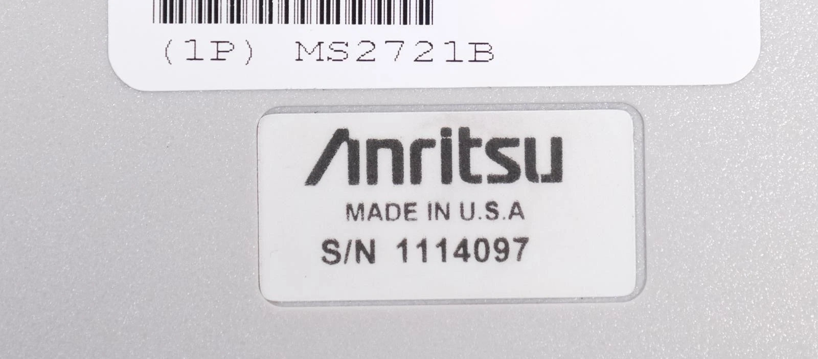 Anritsu MS2721B Spectrum Analyzer 9kHz - 7.1GHz Opt 20 Tracking Generator w Case