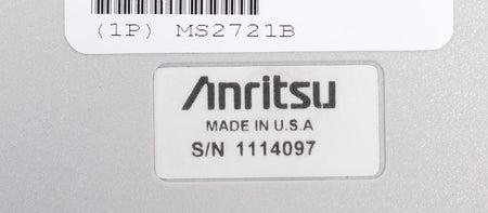Anritsu MS2721B Spectrum Analyzer 9kHz - 7.1GHz Opt 20 Tracking Generator w Case