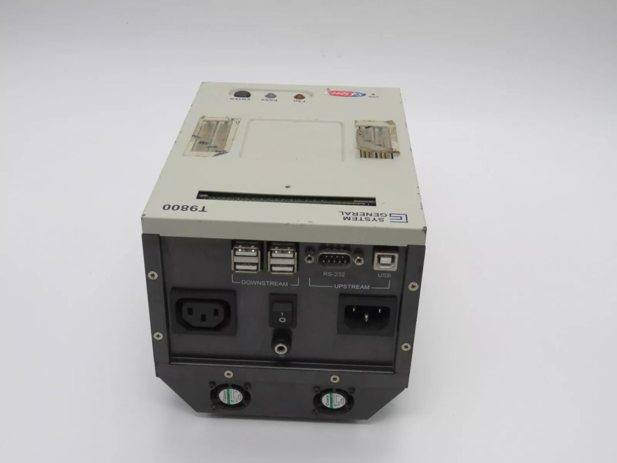 System General T9800 Device Programmer Input 100-200VAC 50-60HZ 1.2A