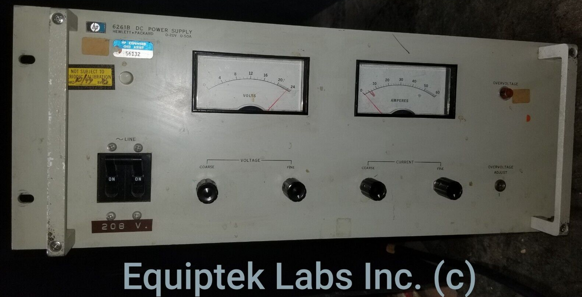 HP 6261B 20 V 50 Amp DC Power Supply