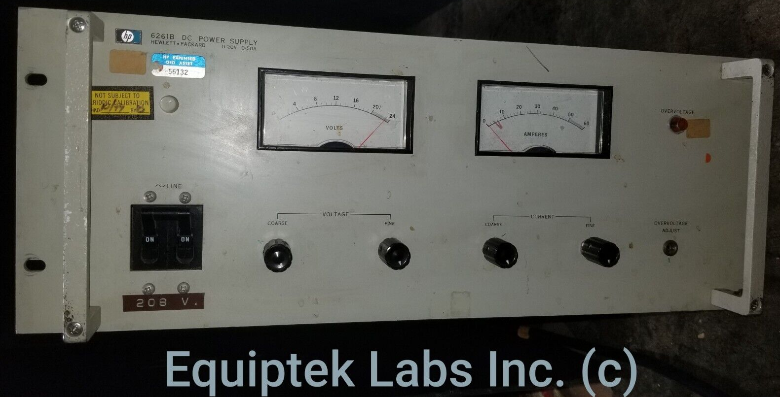HP 6261B 20 V 50 Amp DC Power Supply