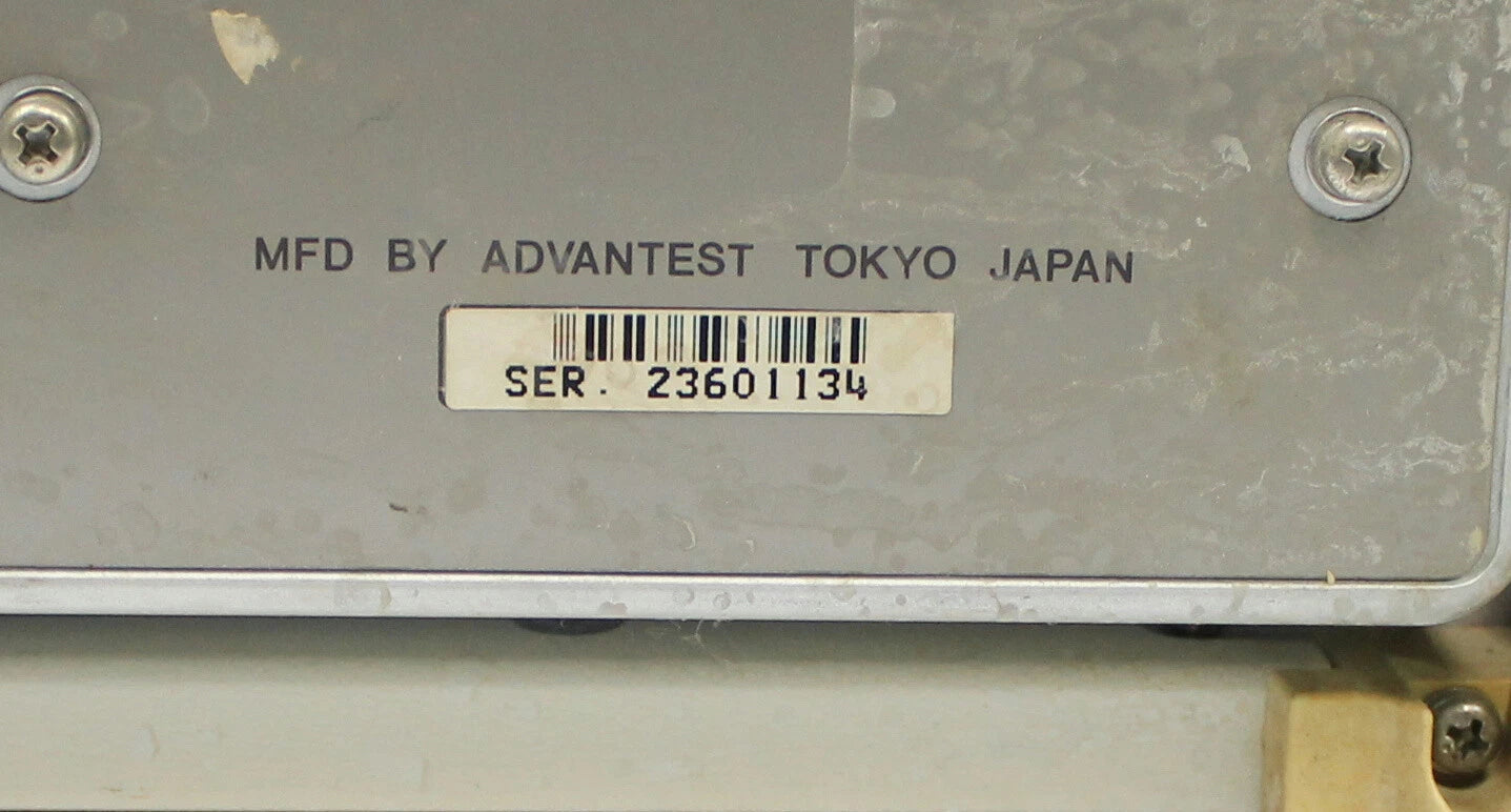 Advantest R3762BH 300 KHz - 3.6 GHz Vector Network Analyzer AS-IS
