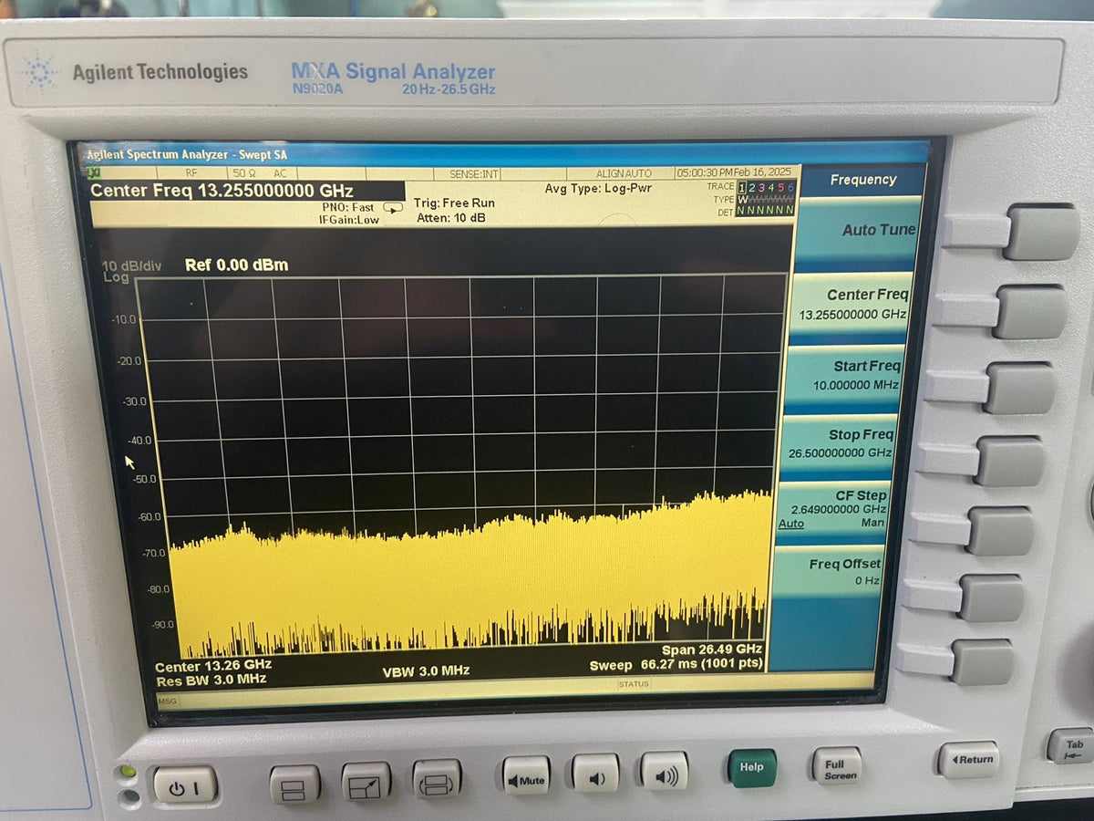 Agilent N9020A MXA Signal Analyzer 20Hz - 26.5GHz with Optional Calibration