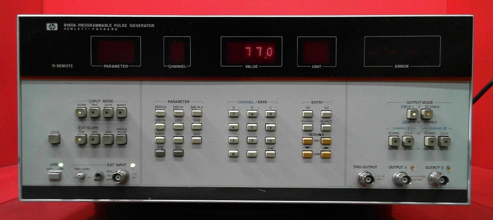 HP Agilent Keysight 8160A 50MHz Pulse Generator 3103G00842