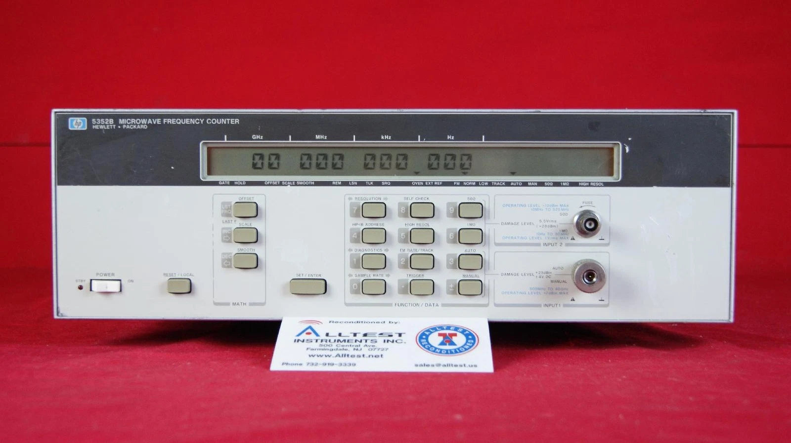 HP/Agilent 5352B-001 Microwave Frequency Counter 500mHz to 46 GHz